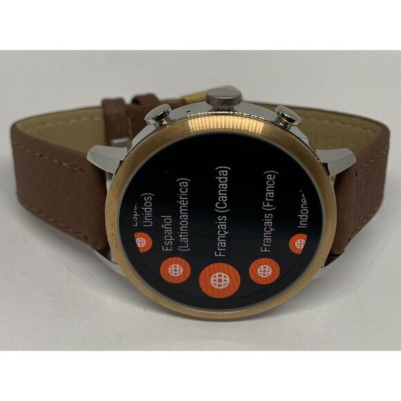 Fossil Gen 4 Authentic Digital Dial Smart Watch Custom Band FTW6016 ZA334 - Picture 7 of 12